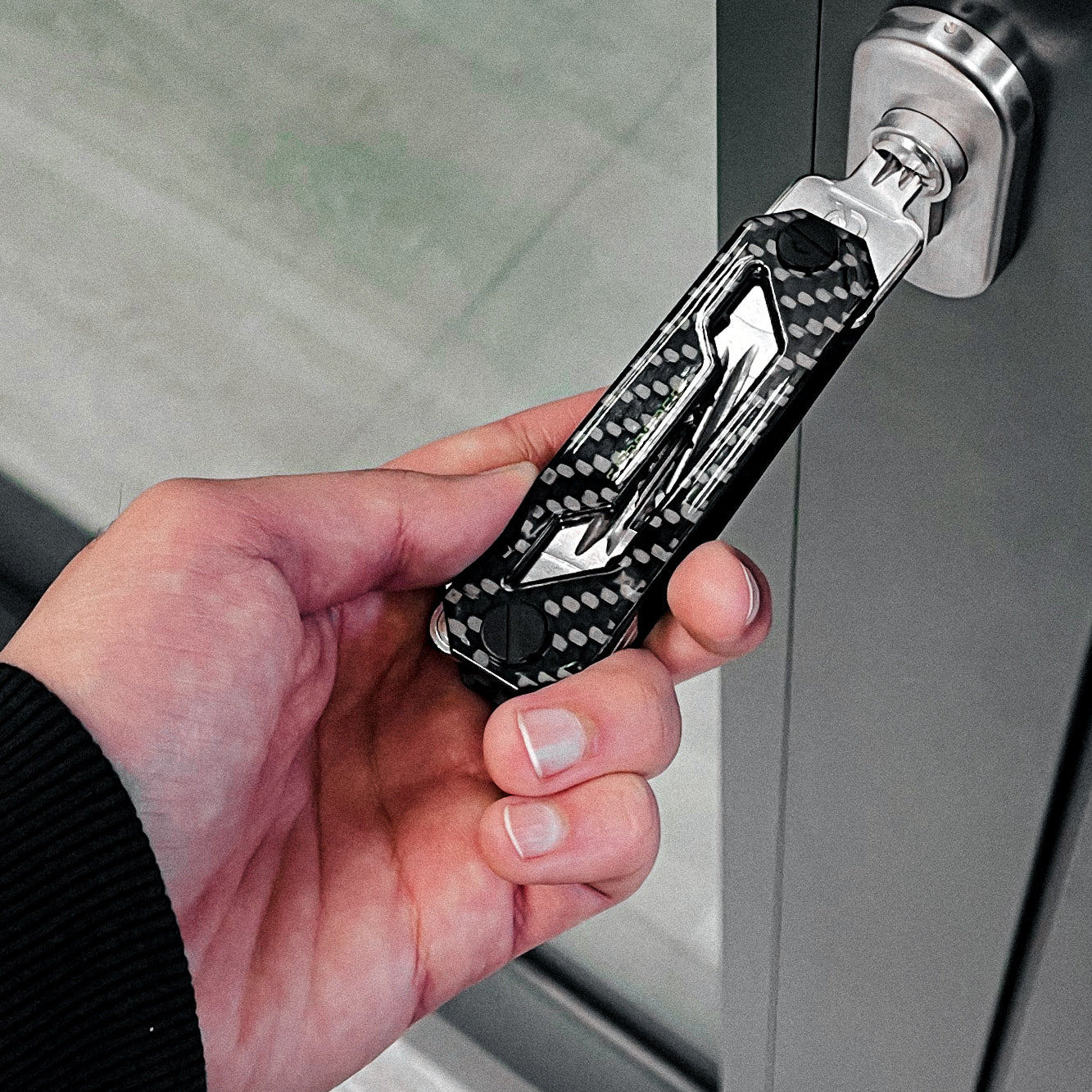 Carbon Accessories  Key organizer made of Carbon Fiber & Forged Carbon