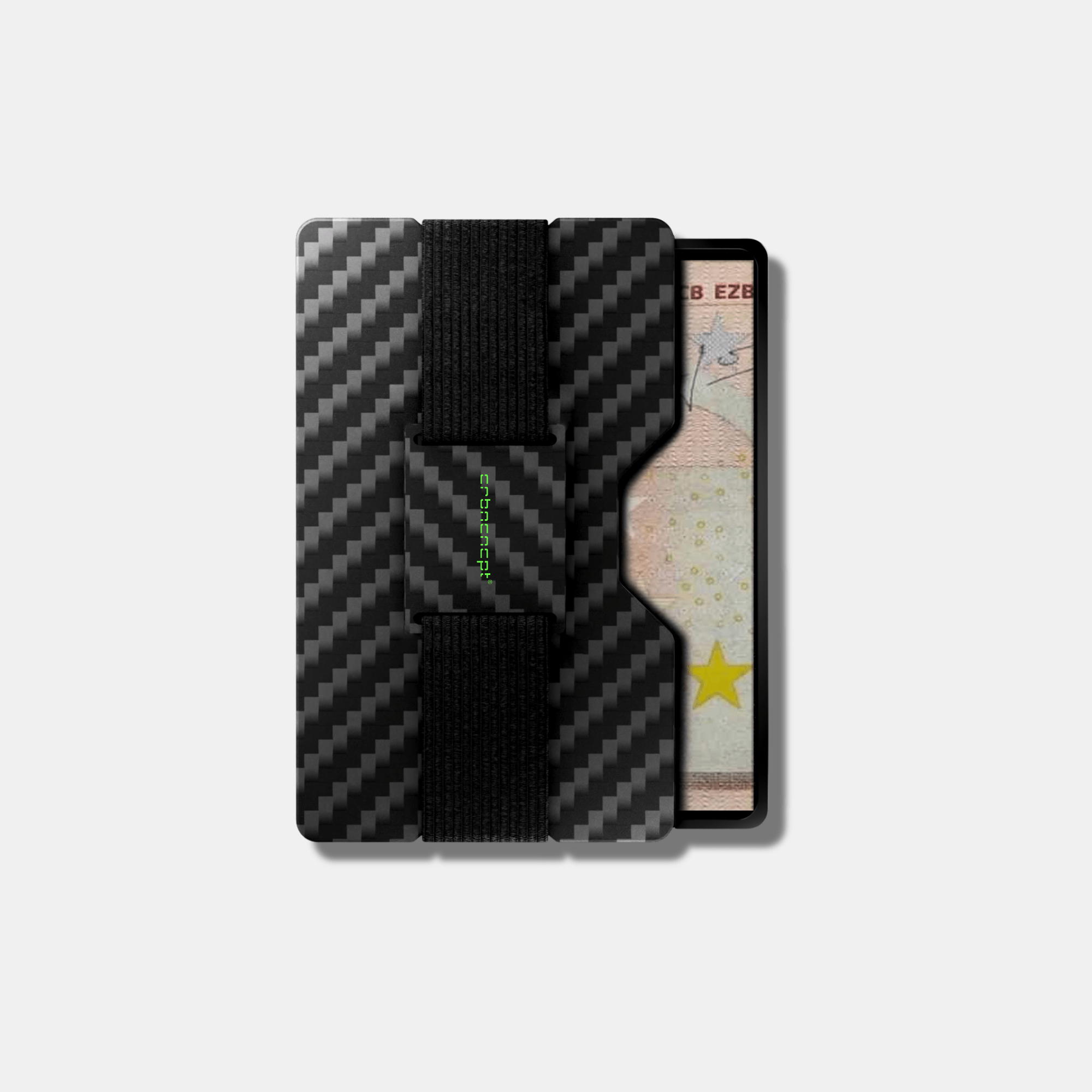 Carbon Fiber Kartenetui | Münzfach | Geldband | RFID - CRBNCNCPT