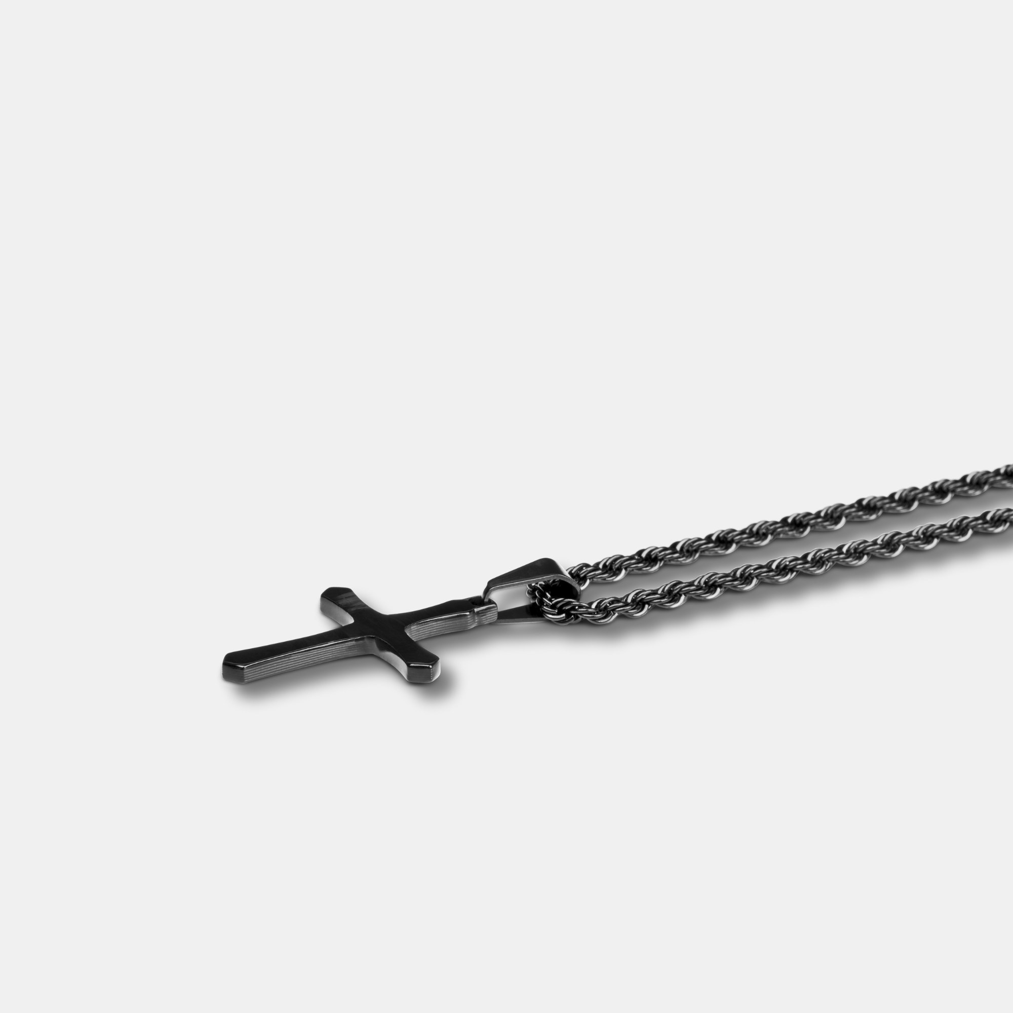 Forged Carbon Kreuz Halskette - CRBNCNCPT